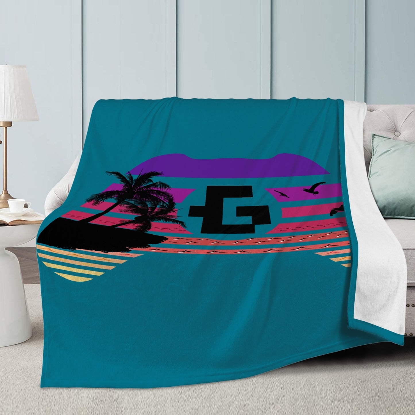 Gamer vacation fleece blanket