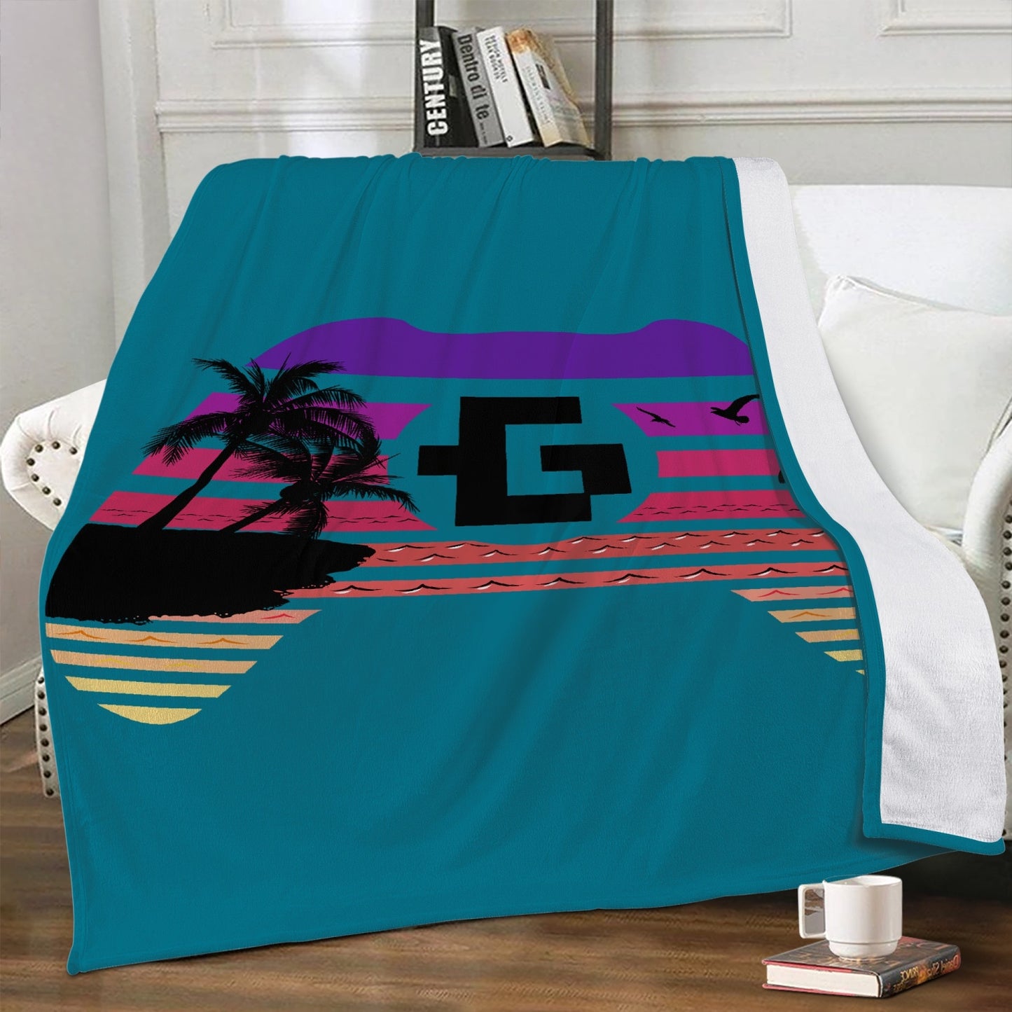 Gamer vacation fleece blanket