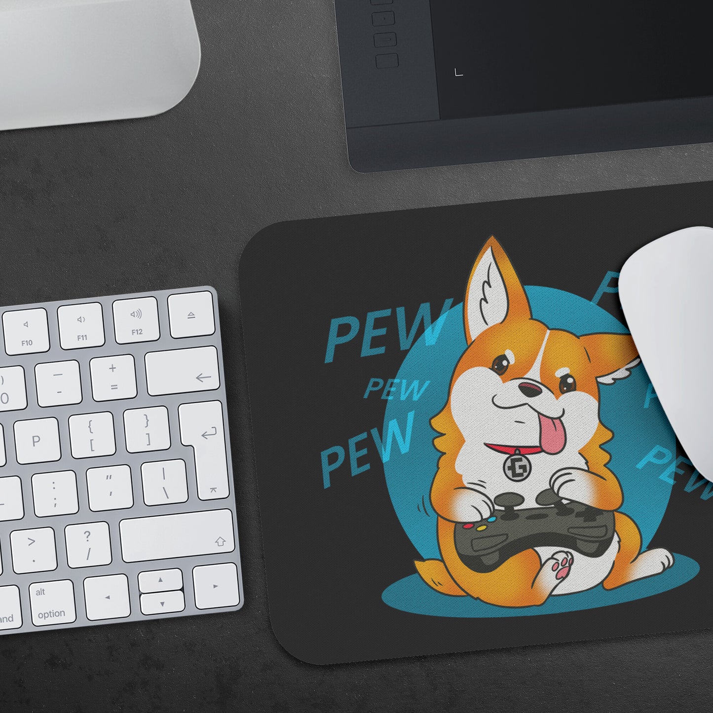 Pew pew pew mousepad