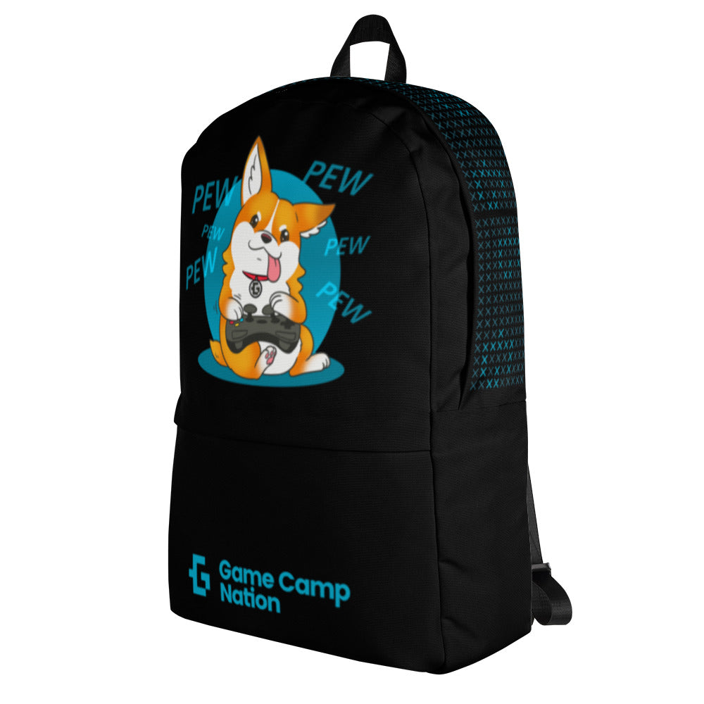 Pew pew pew backpack