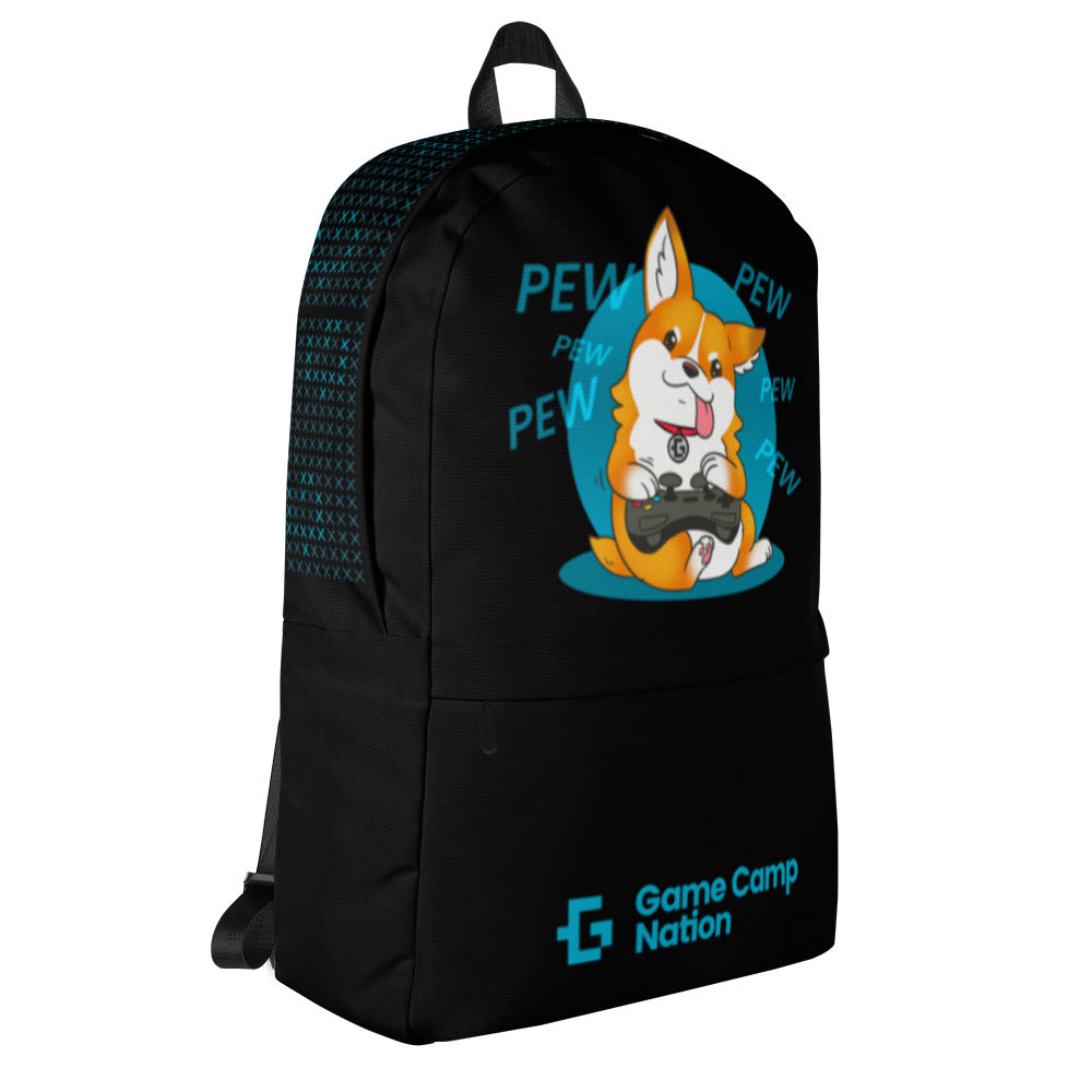 Pew pew pew backpack