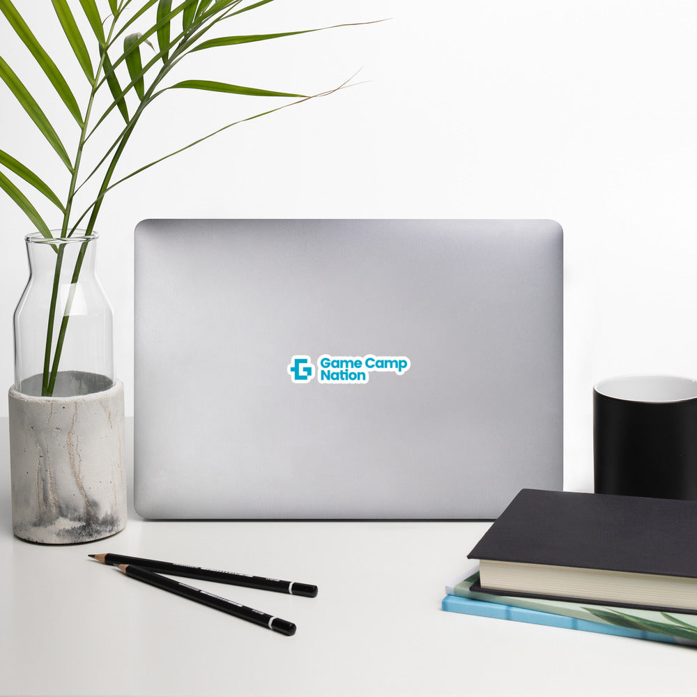 GCN logo bubble-free stickers