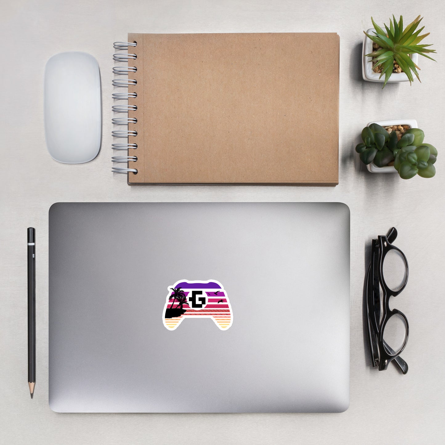 Gamer vacation sticker