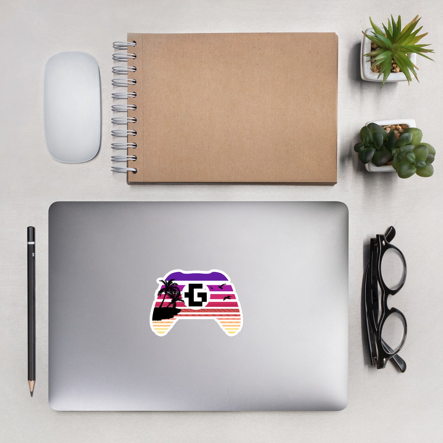 Gamer vacation sticker