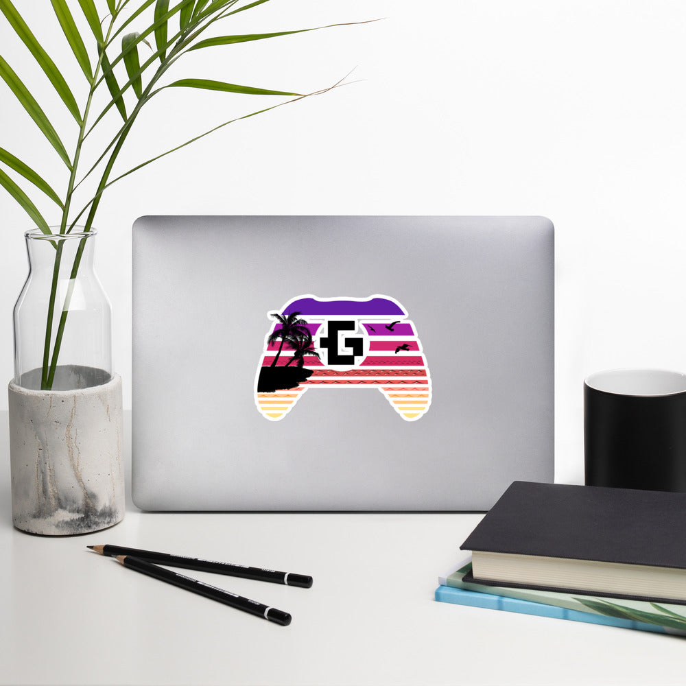Gamer vacation sticker