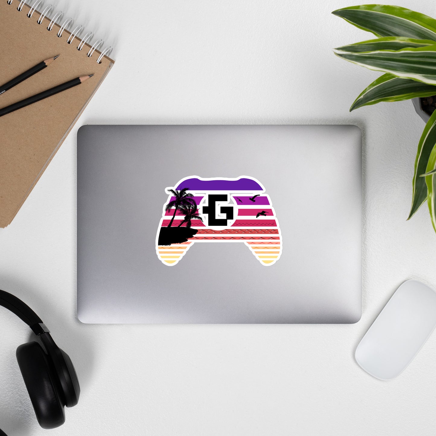 Gamer vacation sticker