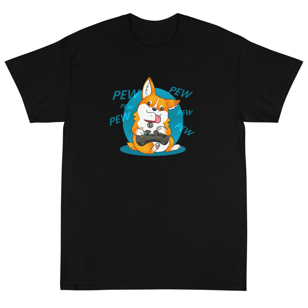 Gamer Pew pew pew men's tee