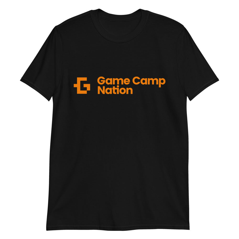 Orange logo unisex tee