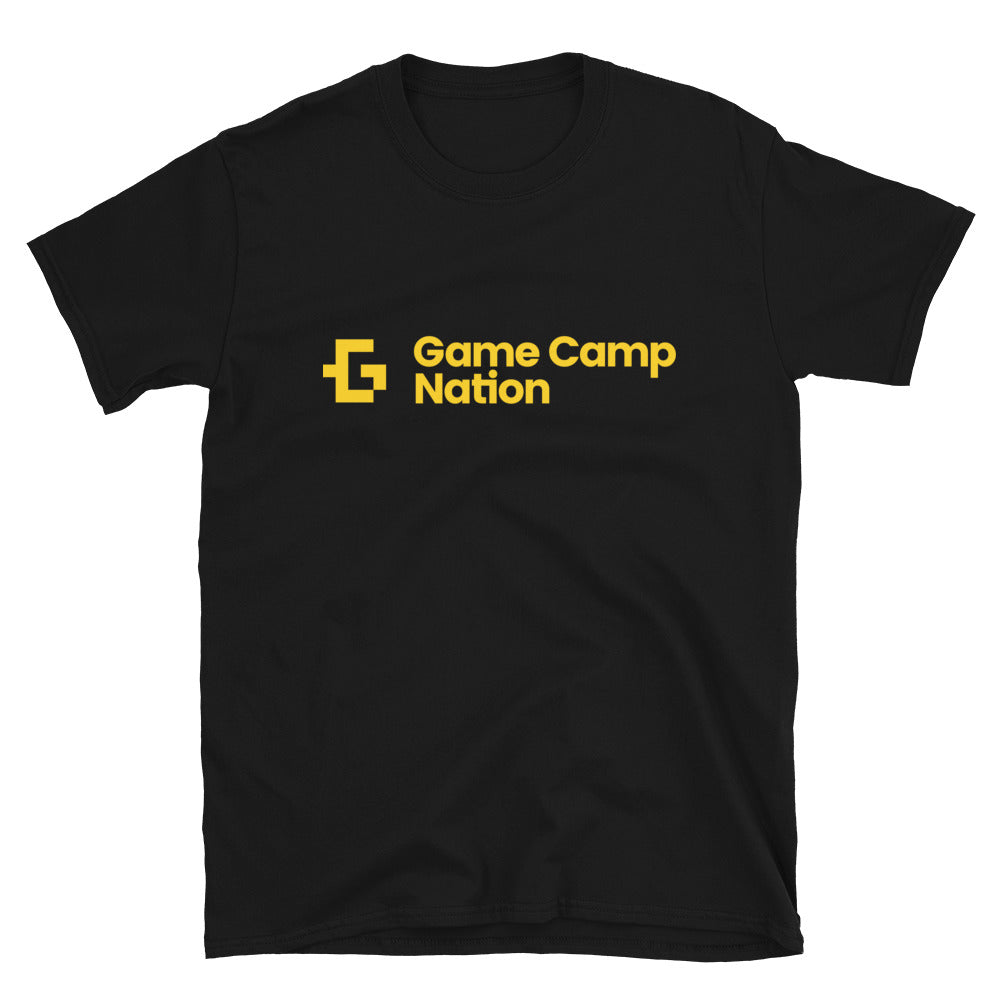 Yellow logo unisex tee