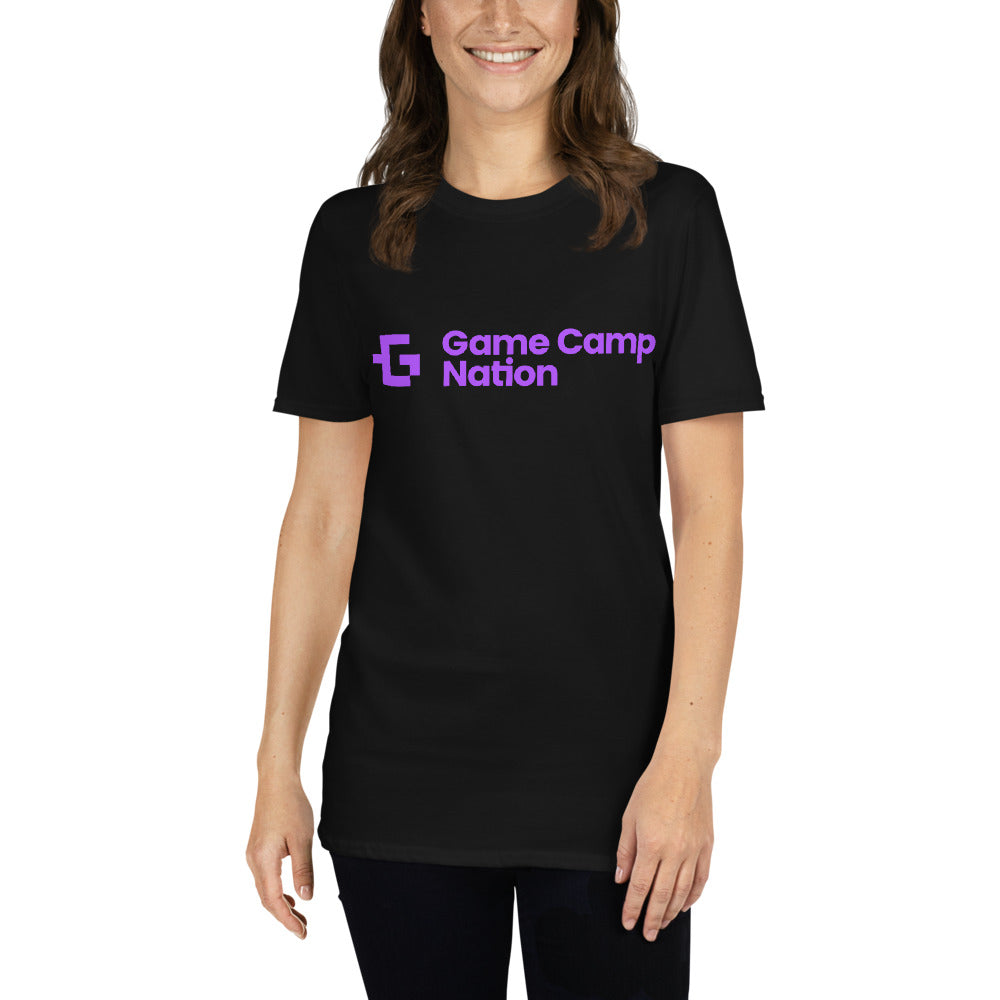 Purple logo unisex tee