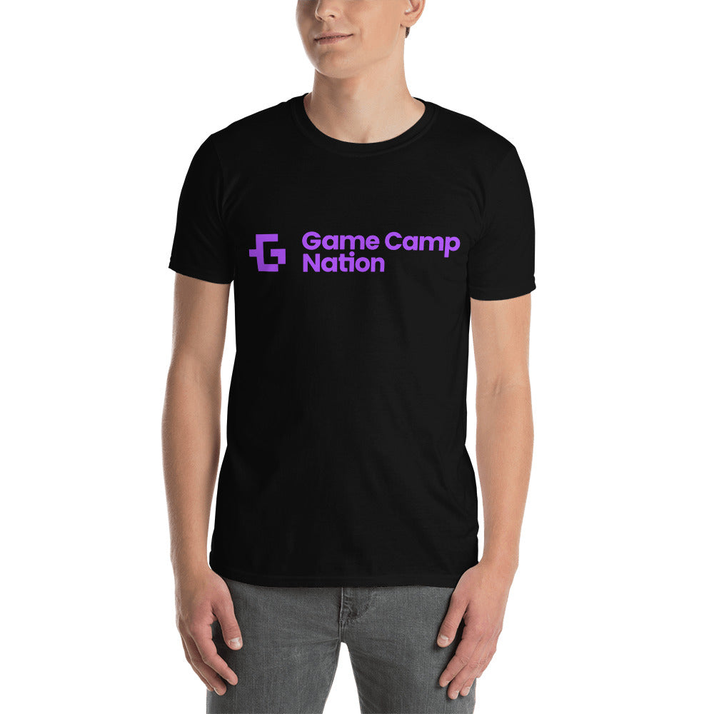 Purple logo unisex tee
