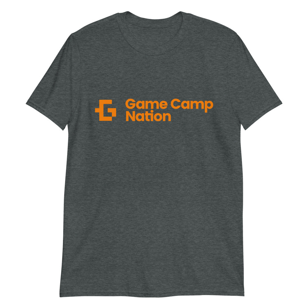 Orange logo unisex tee