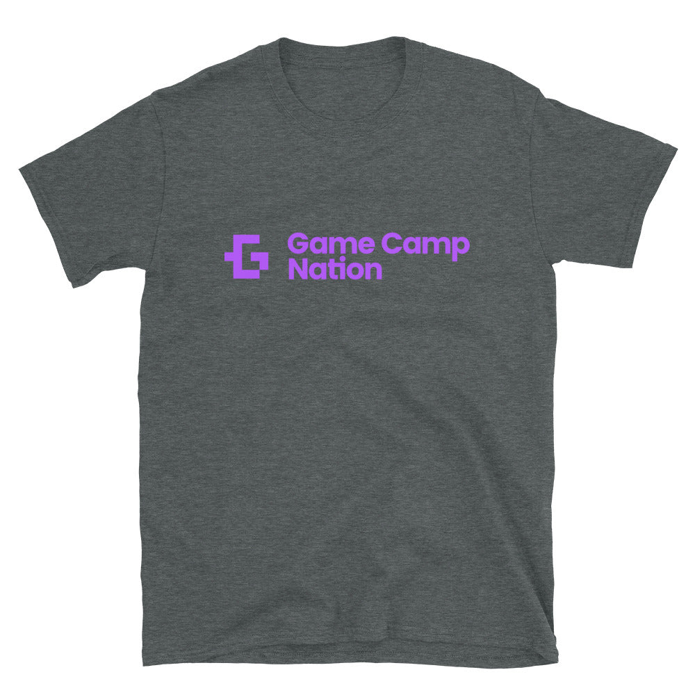 Purple logo unisex tee