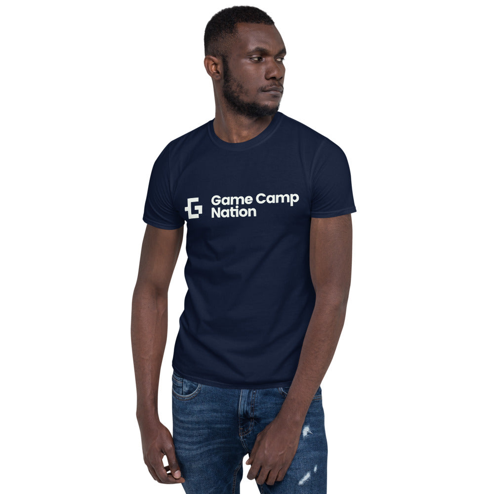 White logo unisex tee