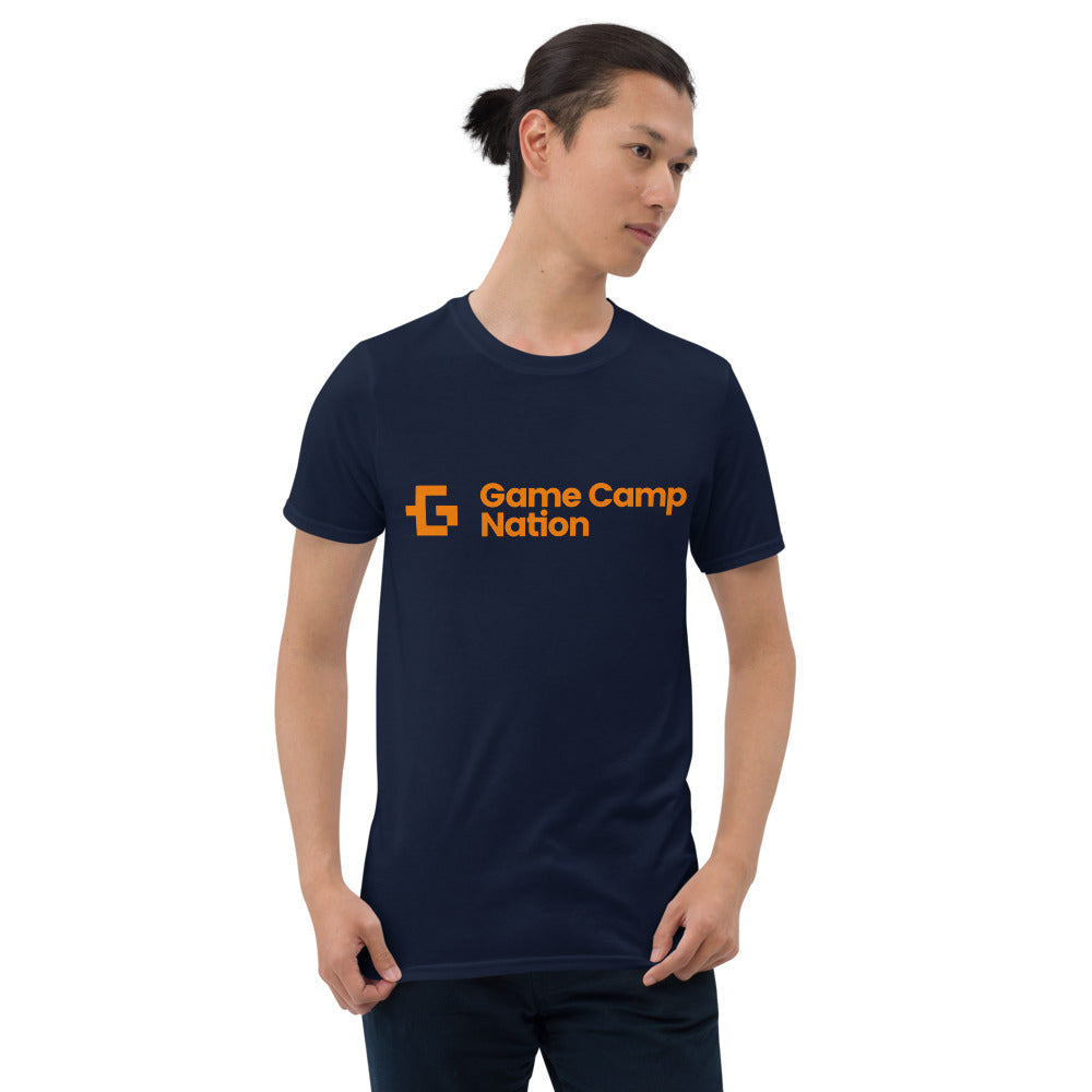 Orange logo unisex tee