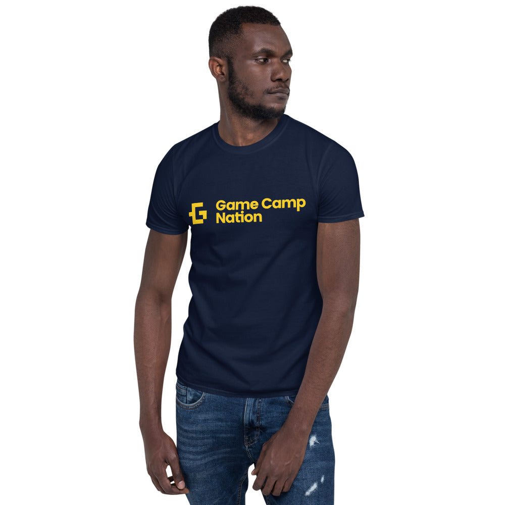 Yellow logo unisex tee