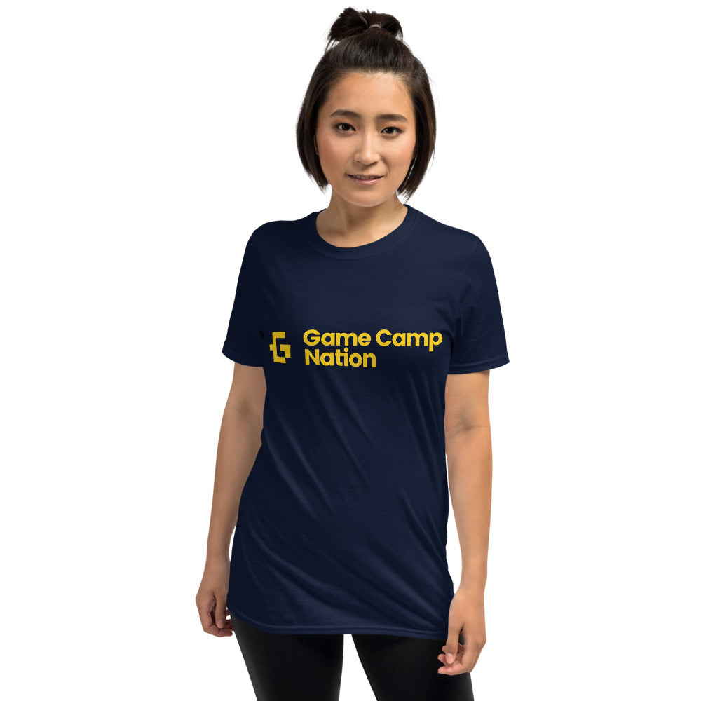 Yellow logo unisex tee
