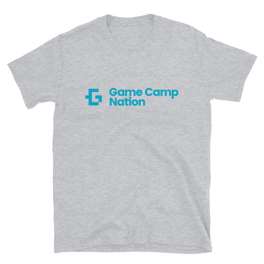 Game Camp Nation Blue logo unisex tee