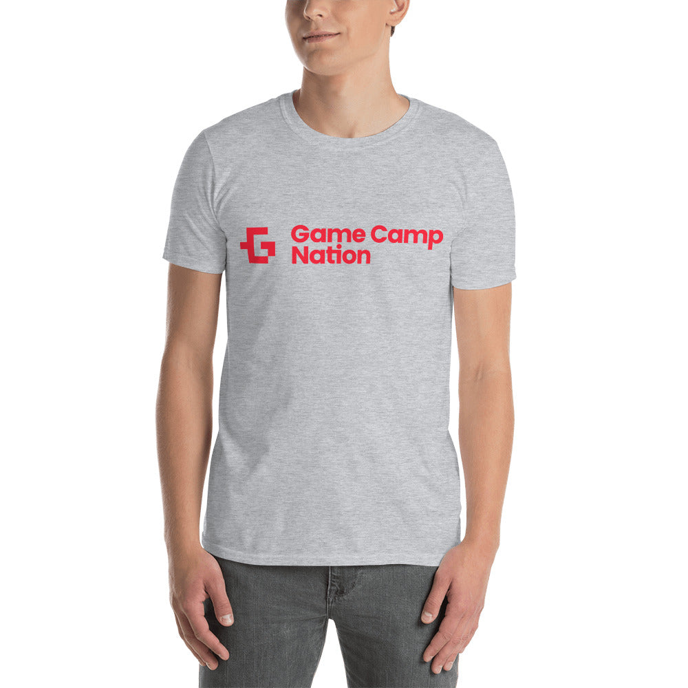 Red logo unisex tee