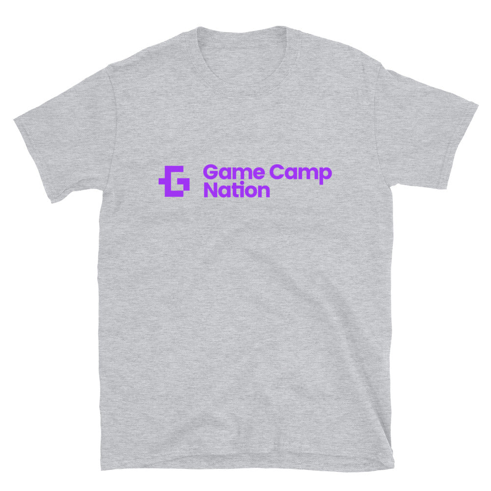 Purple logo unisex tee
