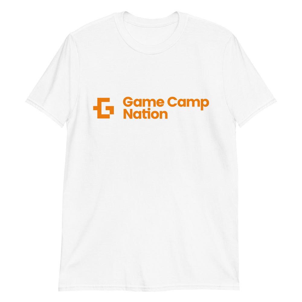 Orange logo unisex tee