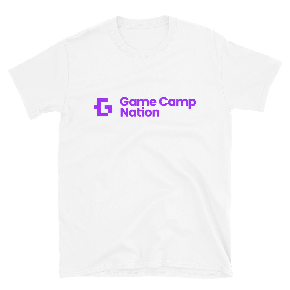 Purple logo unisex tee