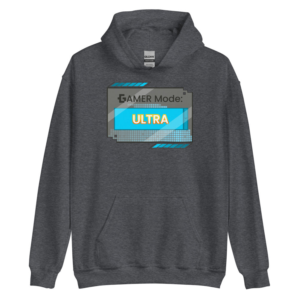 Gamer mode unisex pullover hoodie