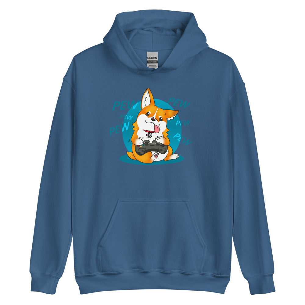 Pew pew pew unisex pullover hoodie