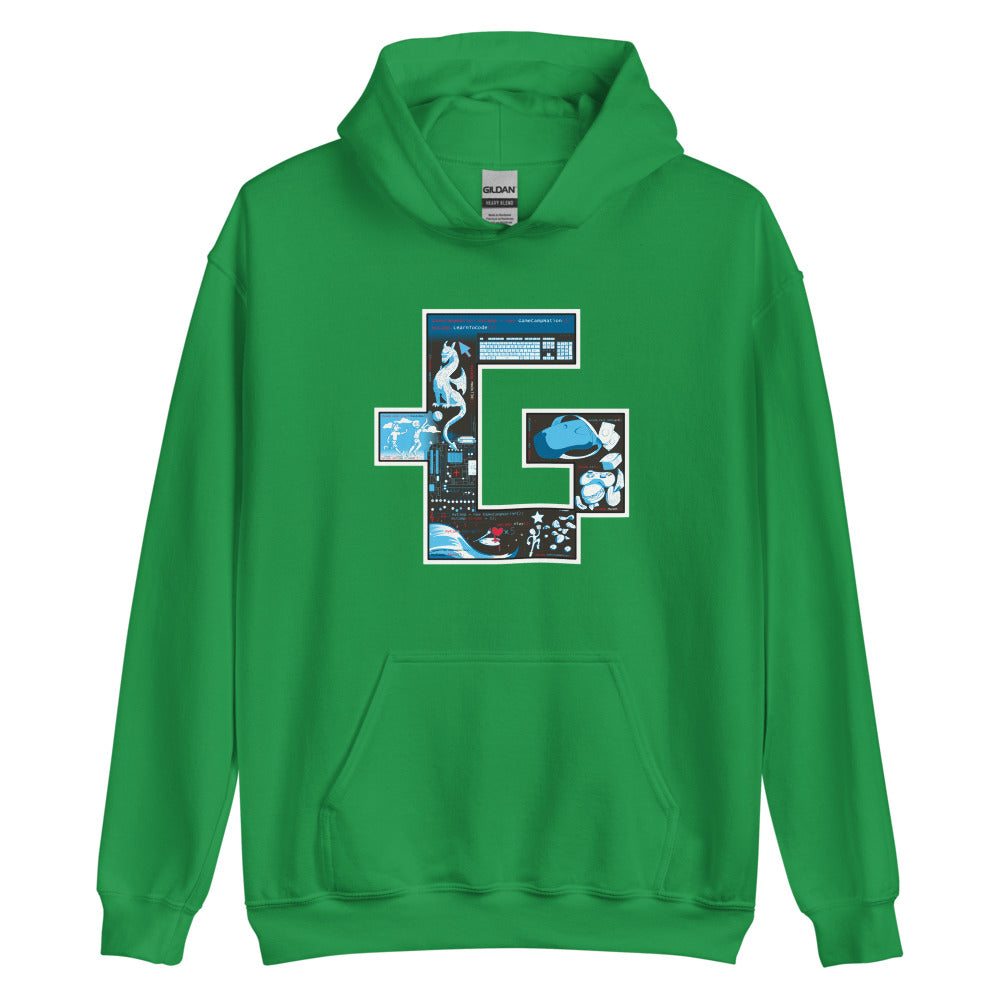 Summer gamer utopia unisex pullover hoodie