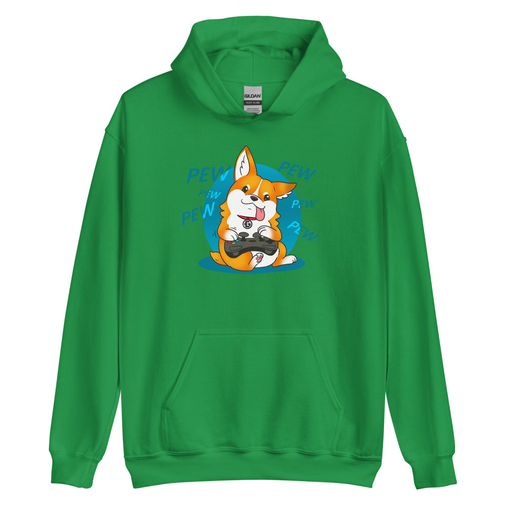 Pew pew pew unisex pullover hoodie
