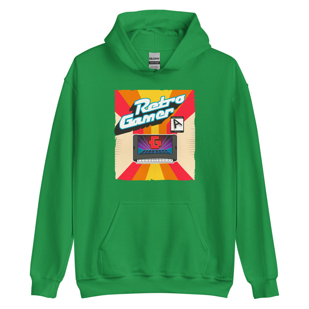 Retro gamer unisex pullover hoodie