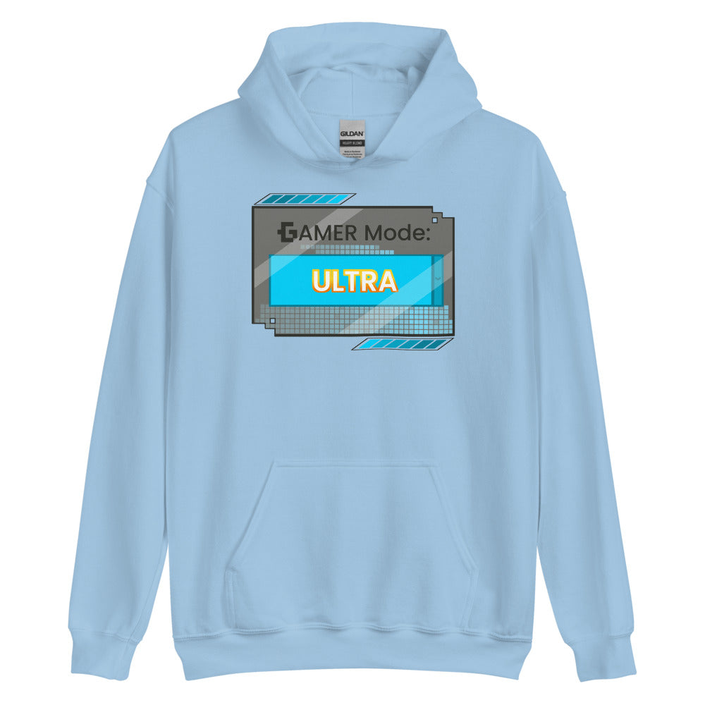 Gamer mode unisex pullover hoodie