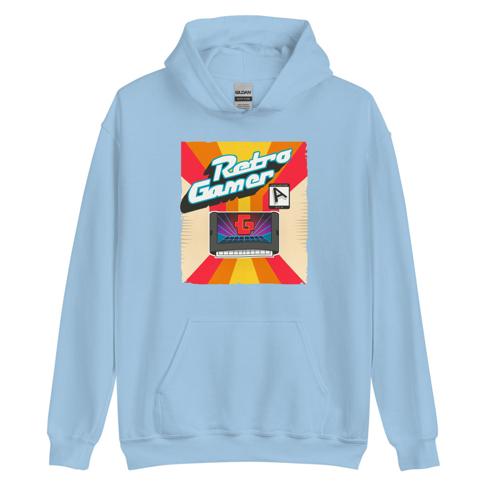 Retro gamer unisex pullover hoodie
