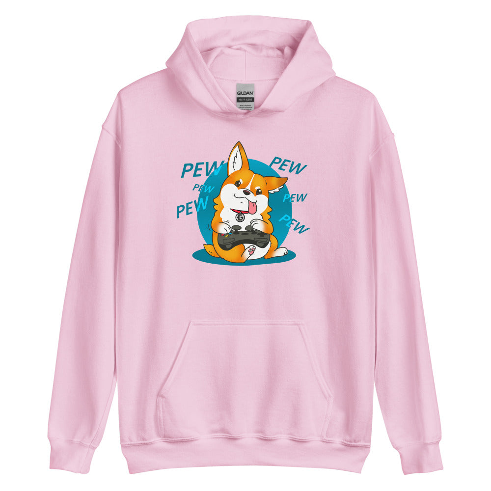 Pew pew pew unisex pullover hoodie