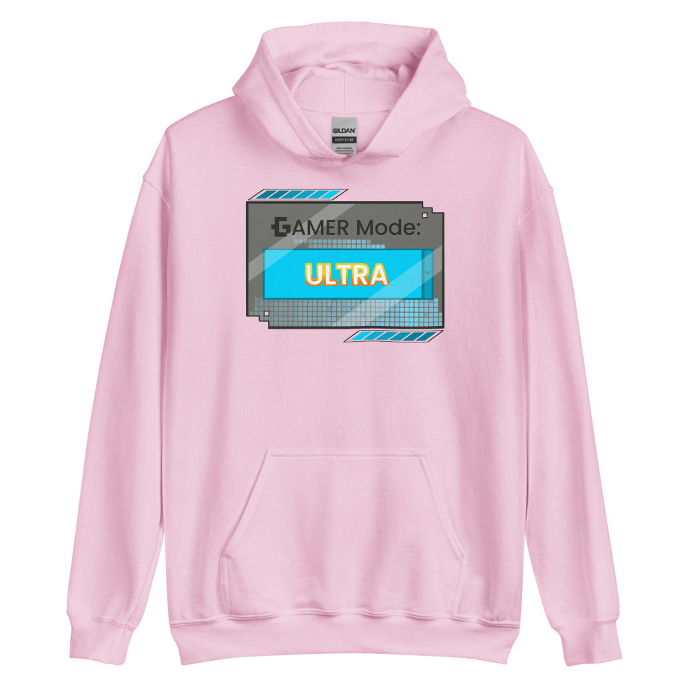 Gamer mode unisex pullover hoodie