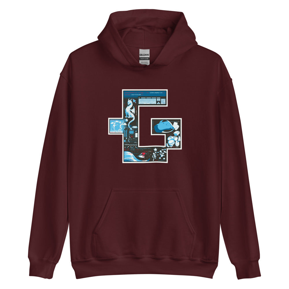 Summer gamer utopia unisex pullover hoodie