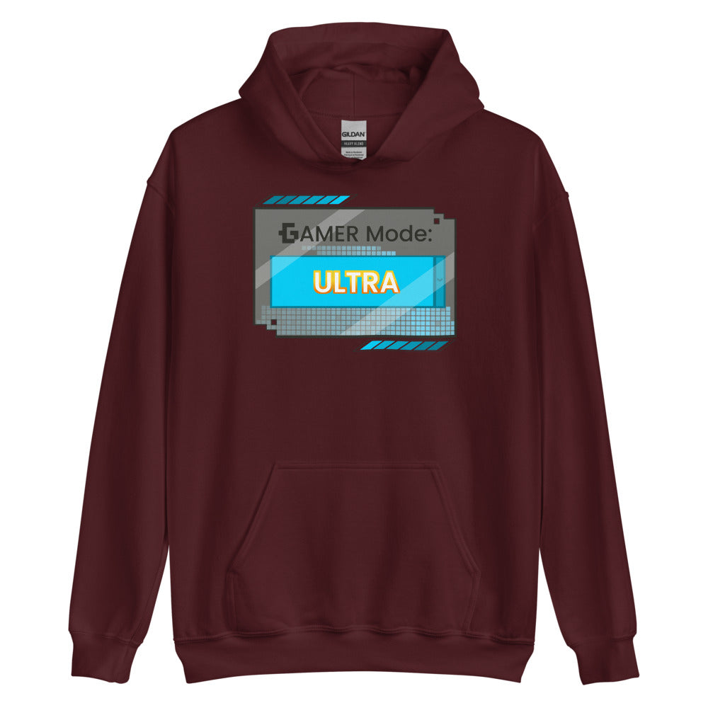 Gamer mode unisex pullover hoodie
