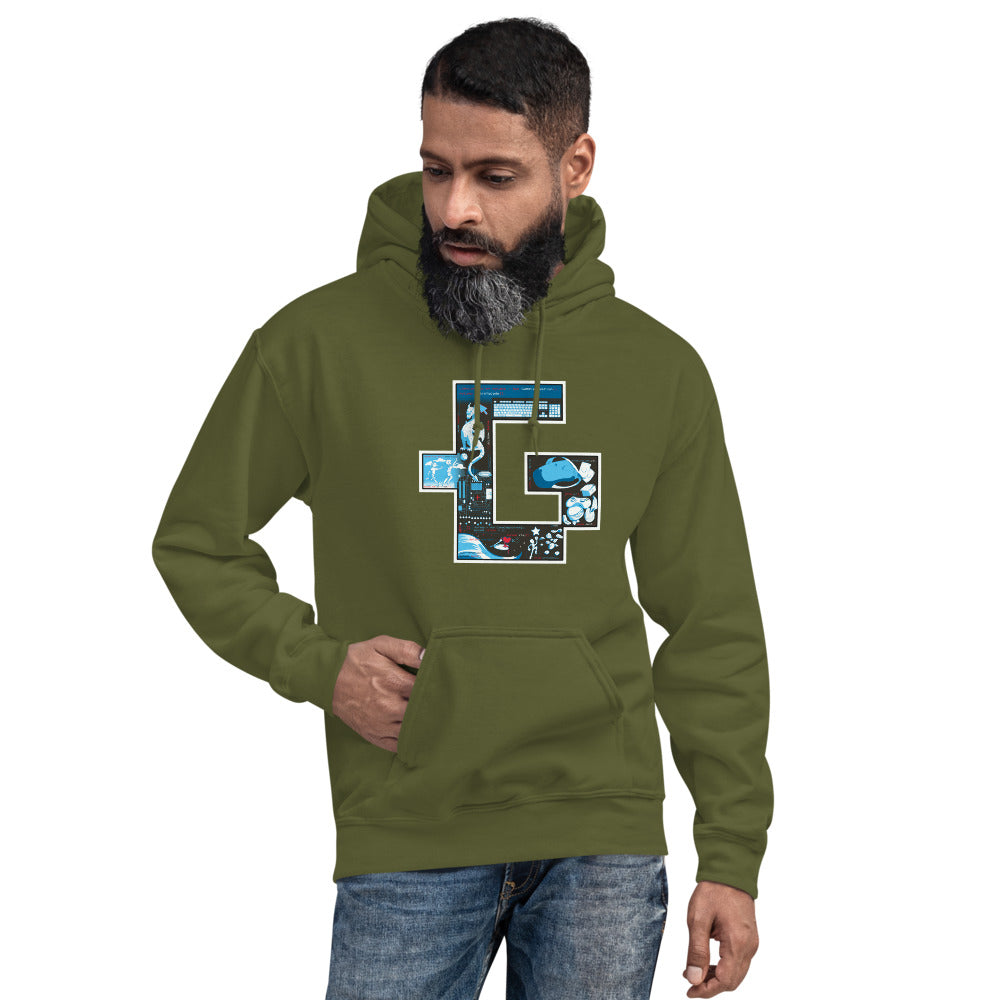 Summer gamer utopia unisex pullover hoodie