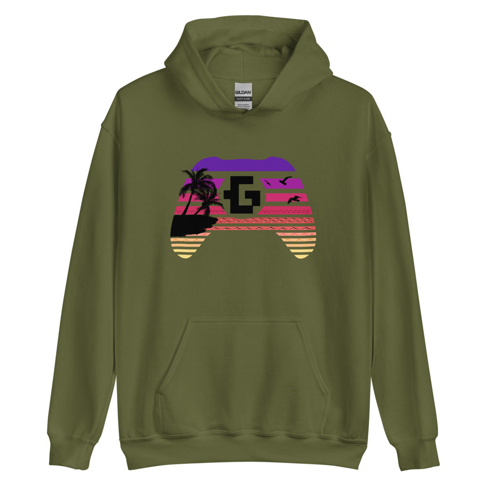 Gamer vacation unisex pullover hoodie