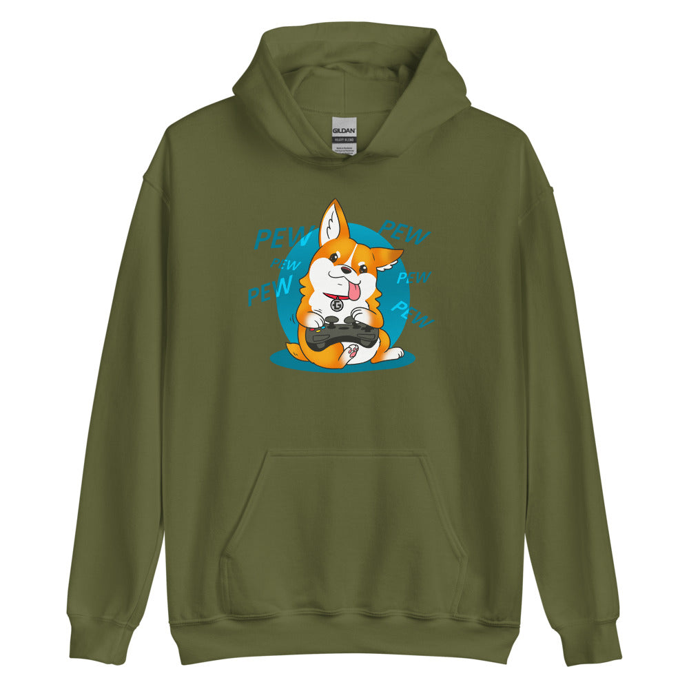 Pew pew pew unisex pullover hoodie