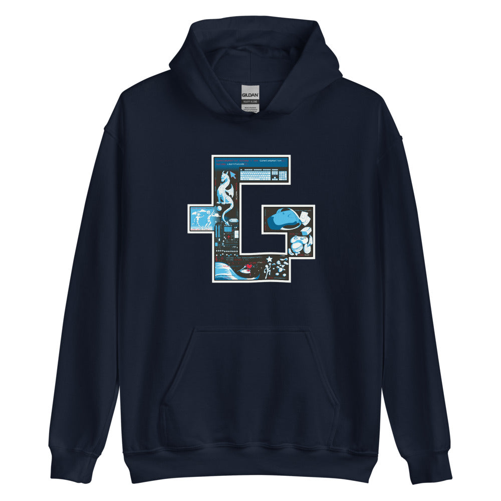 Summer gamer utopia unisex pullover hoodie