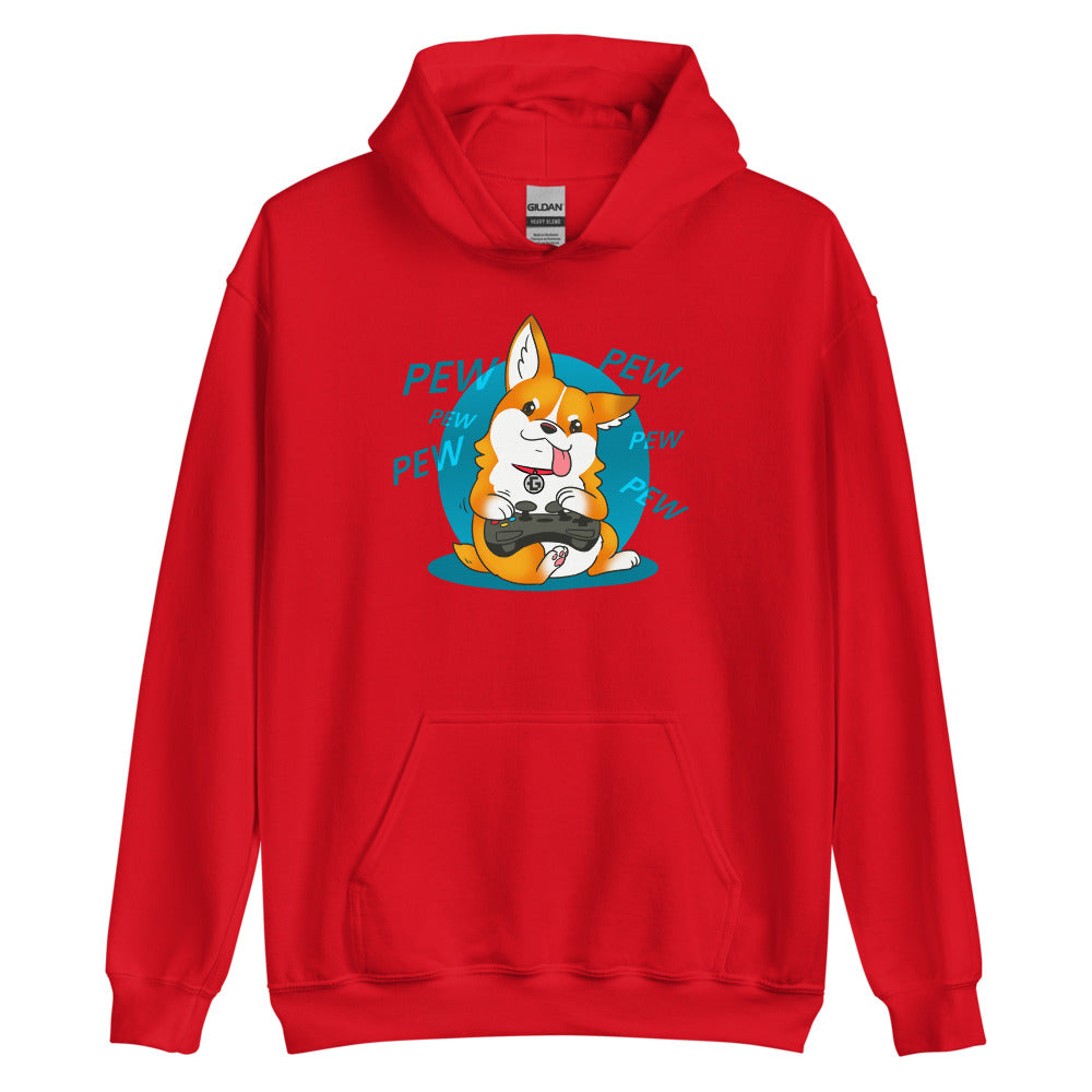 Pew pew pew unisex pullover hoodie