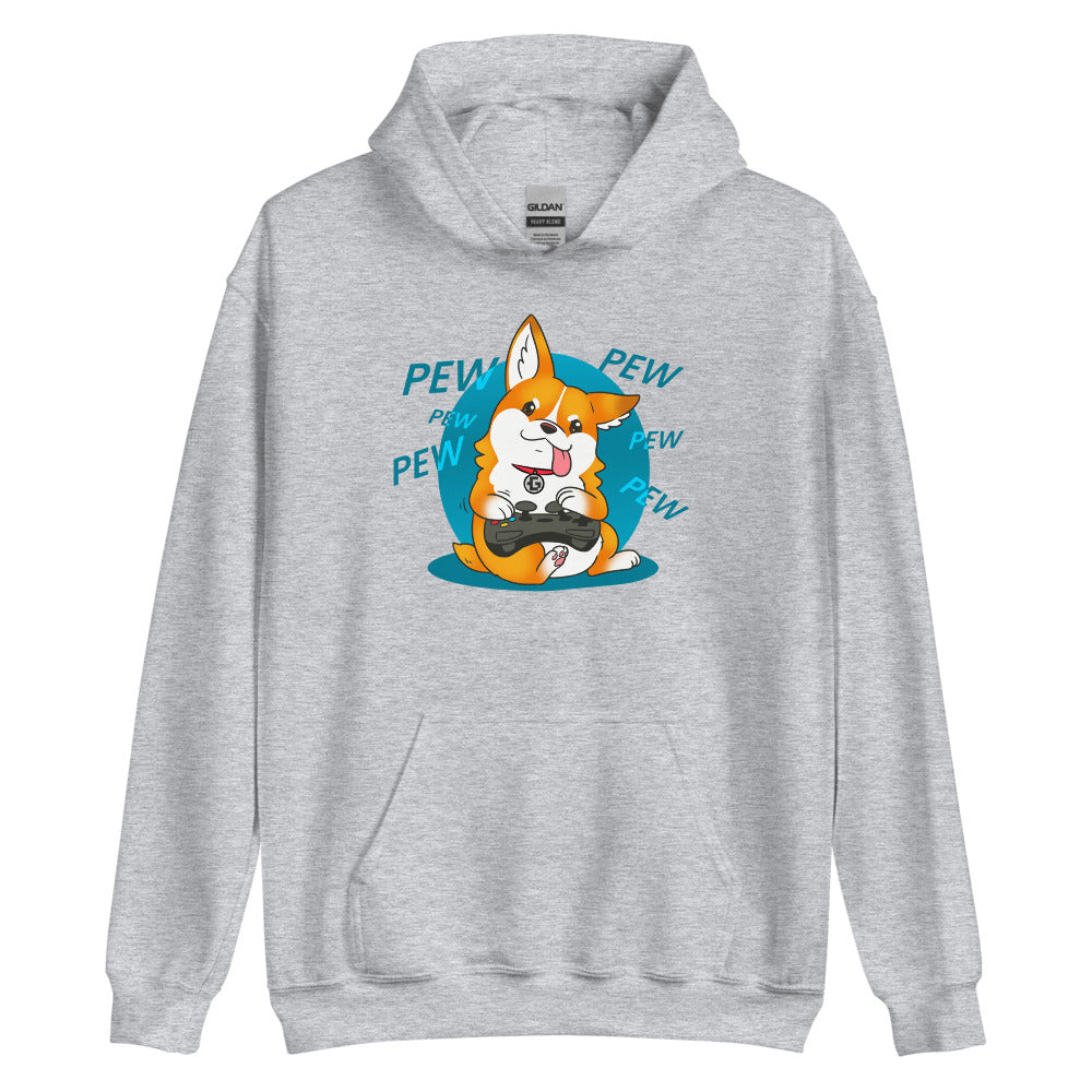 Pew pew pew unisex pullover hoodie