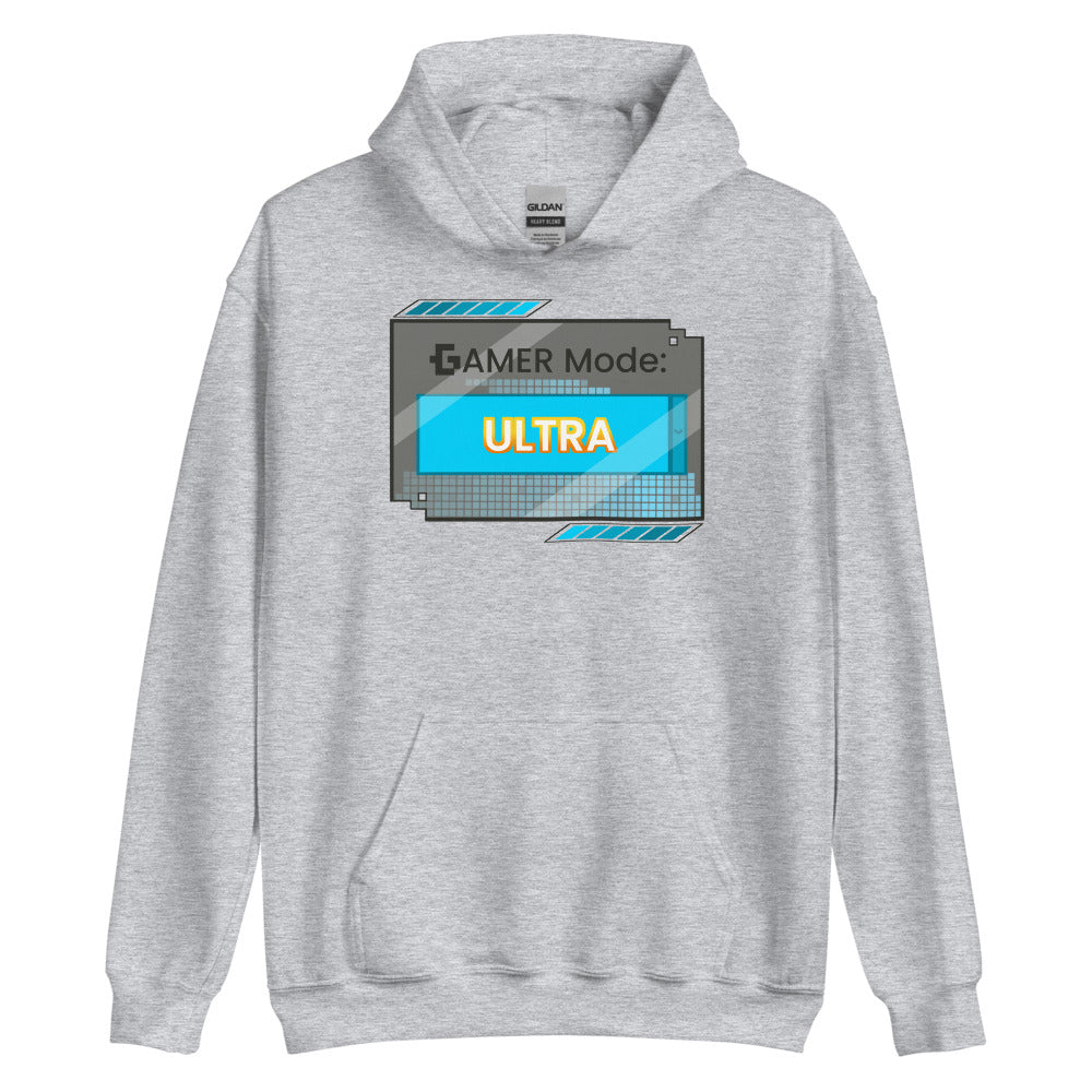 Gamer mode unisex pullover hoodie