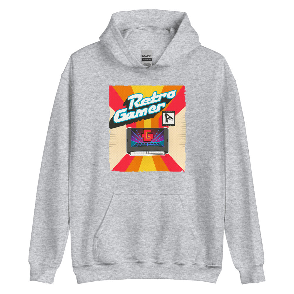 Retro gamer unisex pullover hoodie