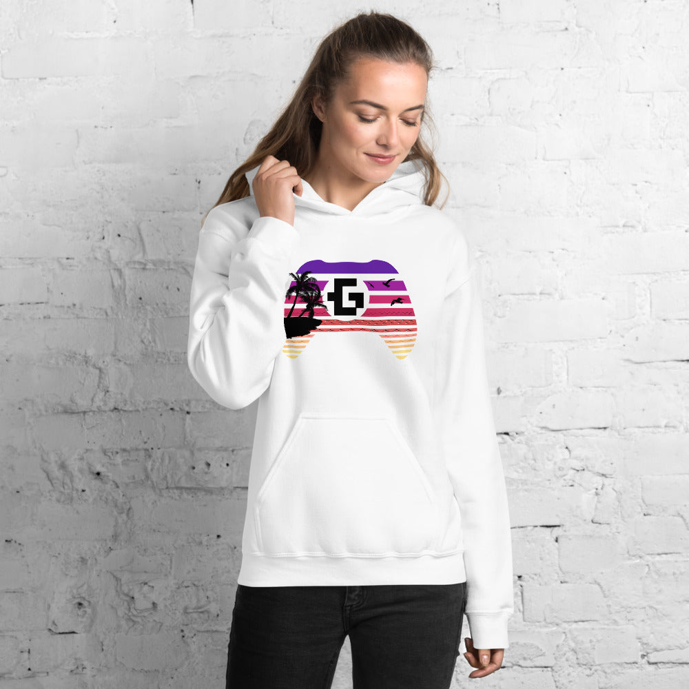 Gamer vacation unisex pullover hoodie