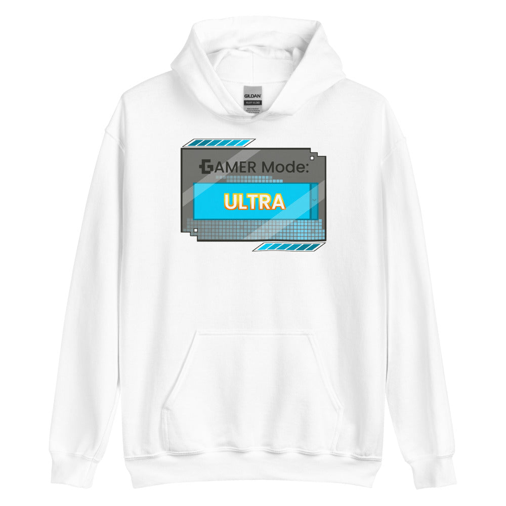 Gamer mode unisex pullover hoodie