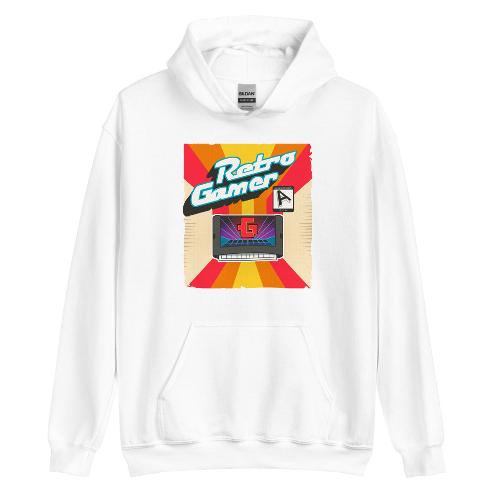 Retro gamer unisex pullover hoodie