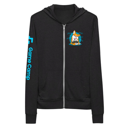 Gamer Pew pew pew unisex zip hoodie