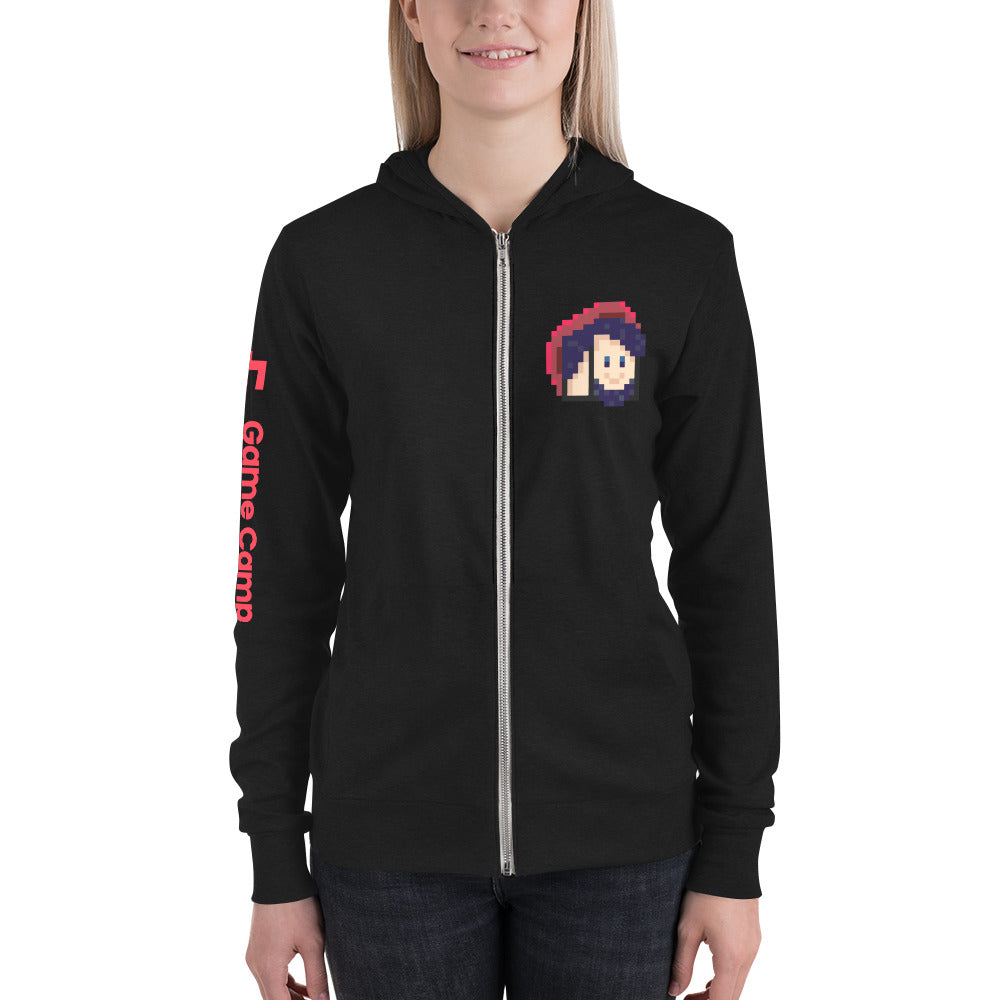 The Red-JP2 zip hoodie